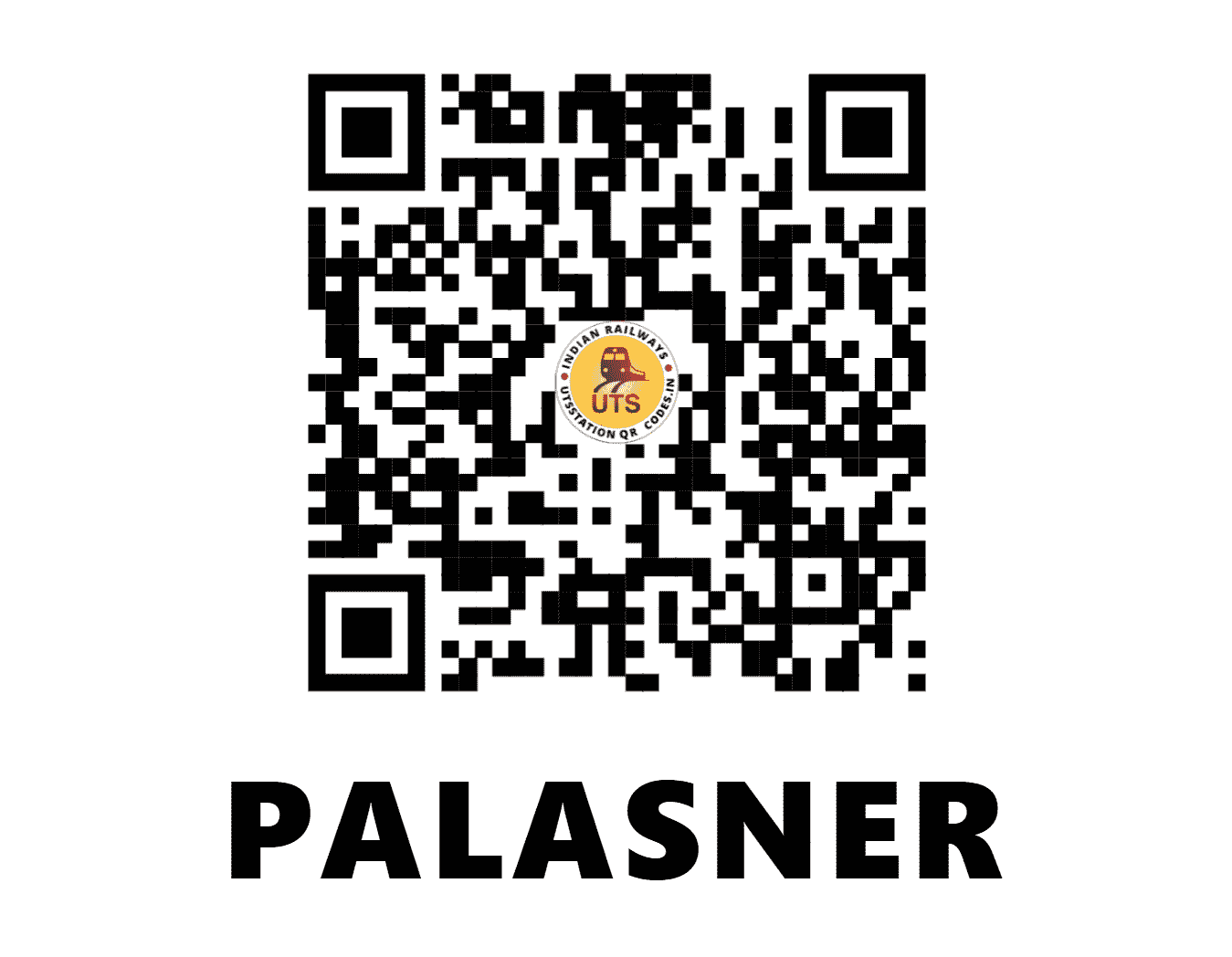 UTS QR Code for PALASNER - PAL - WC (MADHYA PRADESH)
